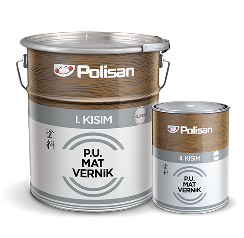 Poliüretan Mat Vernik Silver