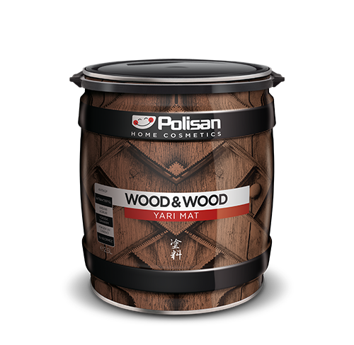 Wood&Wood Anti Aging Ahşap Verniği Yarımat Solvent Bazlı