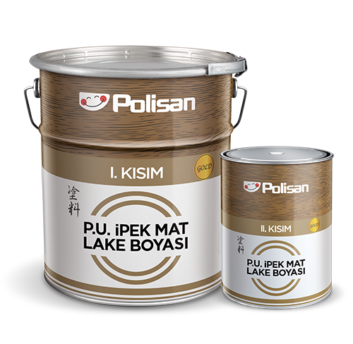 Poliüretan İpek Mat Lake Boya Gold