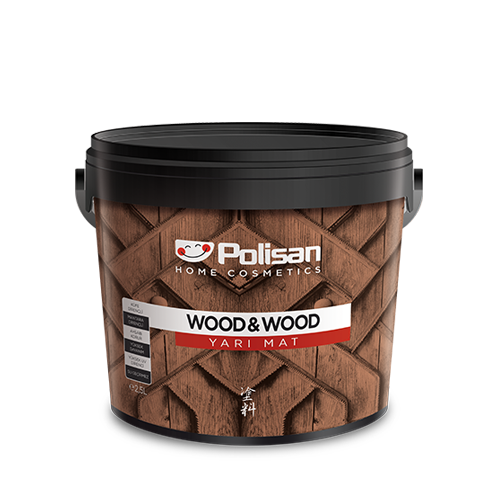 Wood&Wood Anti Aging Ahşap Verniği Yarımat Su Bazlı